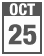 Oct 25th